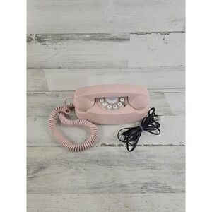 Crosley CR-59 Princess Desk Phone Pink Retro Rotary Style Push Button Telephone